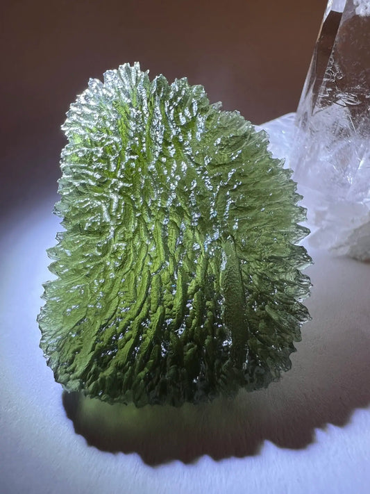 Moldavite stone specimen