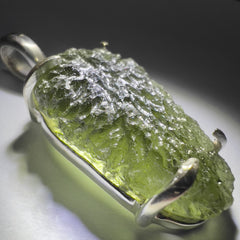 3.1g Moldavite Silver penant