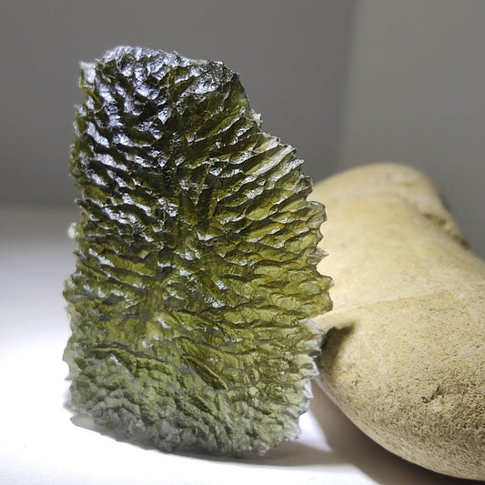Moldavite 5.20gr - Pale, matte green