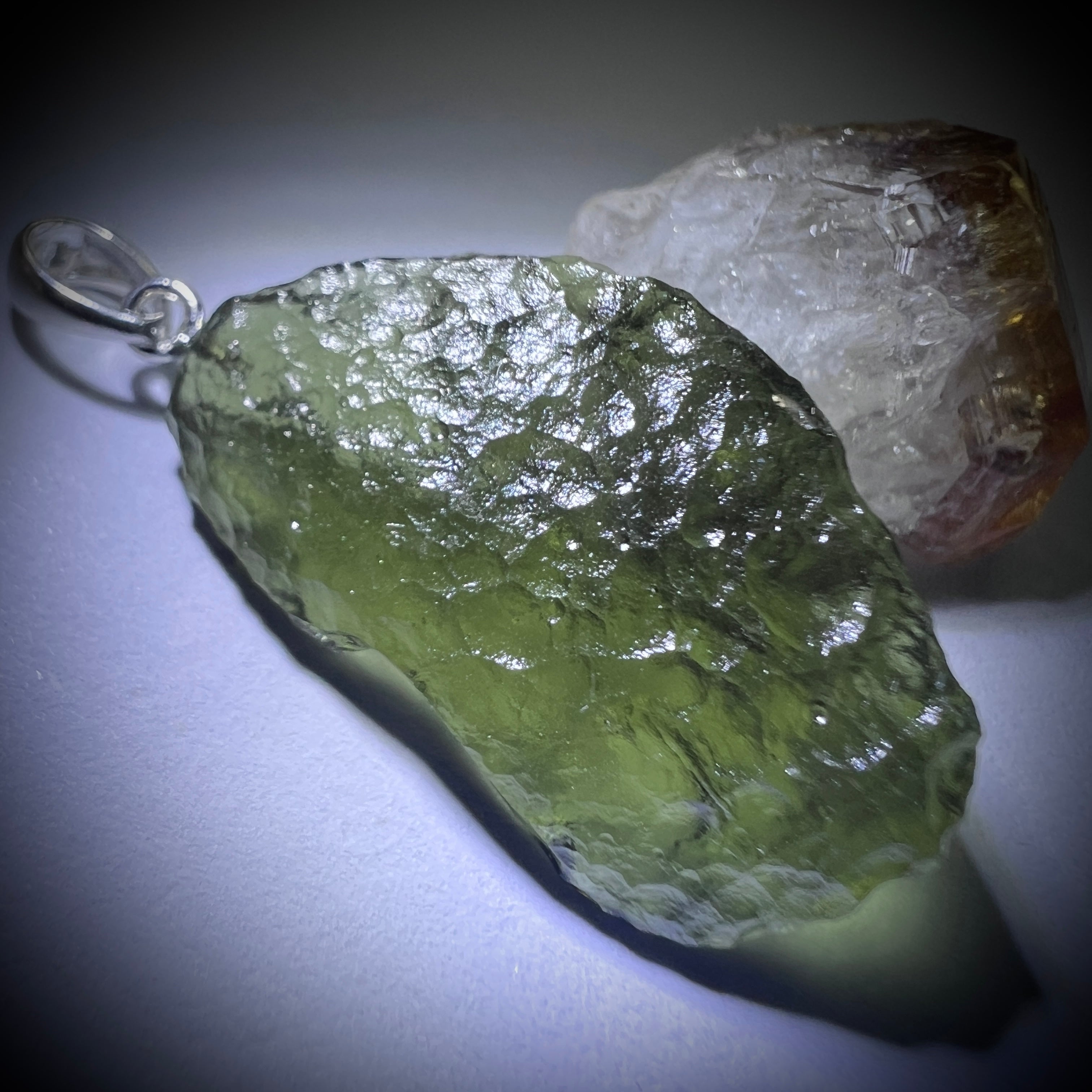 2.55g Moldavite Pendant