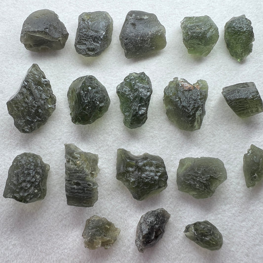 24g Wholesale Moldavite lot