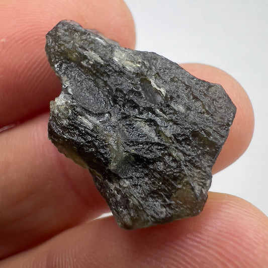 Raw Moldavite | 4.39g | Chlum Silazka
