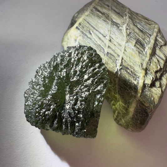Raw Moldavite | 7.86g | Chlum