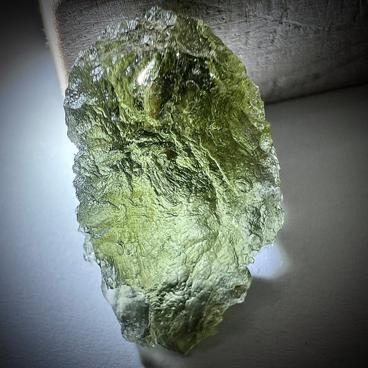 Moldavite stone specimen