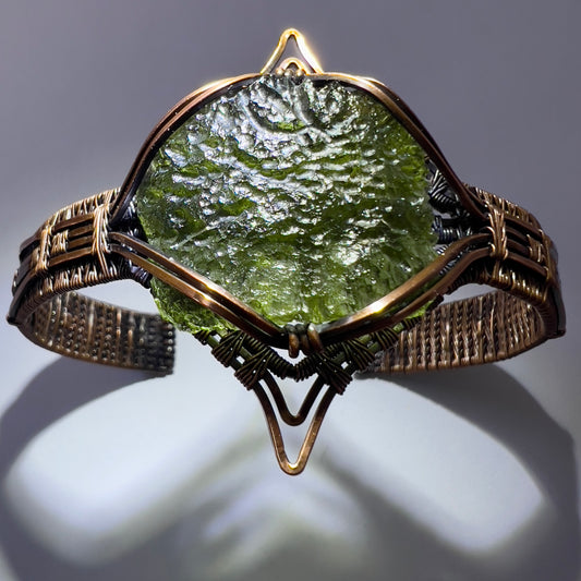Copper Wire Wrapped Bracelet | 5.39g | Nesmen Les