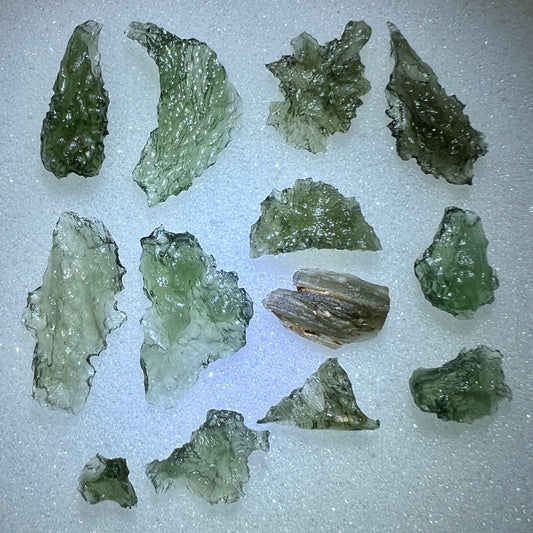 Wholesale Moldavite Lot | 7.36g | Maly Chlum