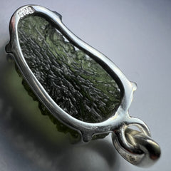 3.1g Moldavite Silver penant
