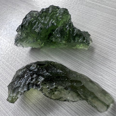 7.45g Total Weight Moldavite Wholesale Lots (6 pcs)