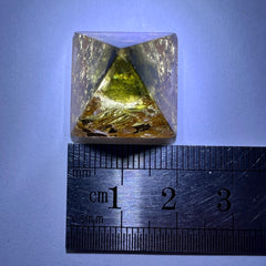Moldavite Orgone Generator Pyramid – 20mm