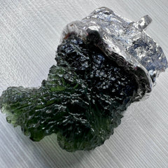 Moldavite Silver Pendant, 4.21g.