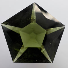Exquisite faceted Moldavite "Pentagon"