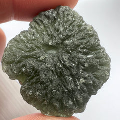 Raw Moldavite specimen - Radomilice 19.92g