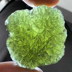 Raw Moldavite specimen - Radomilice 19.92g