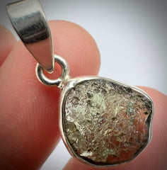 2.77g Bezel Set Moldavite/Silver Pendant