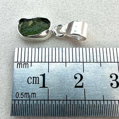 1.44g Bezel Set Moldavite/Silver Pendant