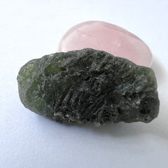 Field Find Moldavite, Radomilice 7.44g Inner Air bubble.