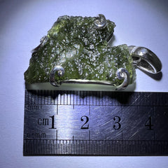 Moldavite Silver Pendant - 4.19g.