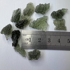 10.5g Total Weight Moldavite Wholesale Lots (11 pcs)