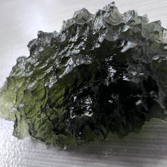 4.68g Moldavite with prominent Lechateliarite.