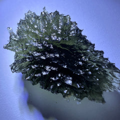 4.68g Moldavite with prominent Lechateliarite.