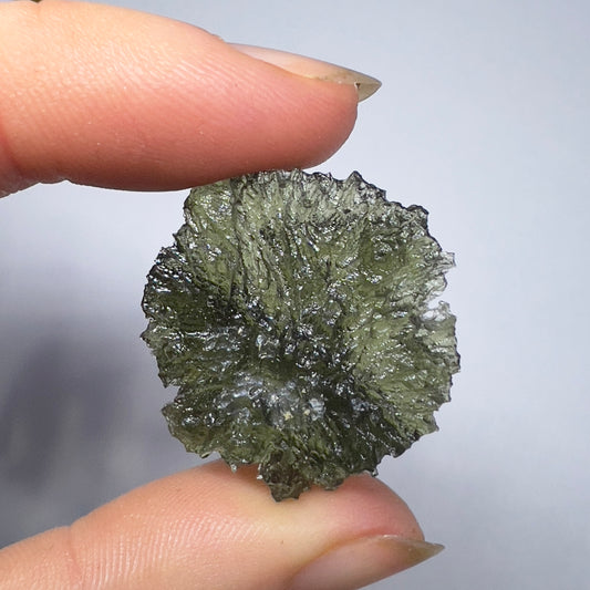 4.18g Moldavite Disk - Maly Chlum