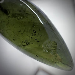 Moldavite Pendulum (3.28g) inner bubble.