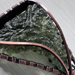 Moldavite Copper Pendant 3.07g