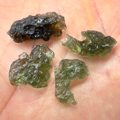 5.04g Moldavite Wholesale Lots (4 pieces)