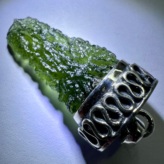 4.69g Moldavite/Silver pendant