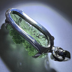 2.27g Moldavite/Silver pendant