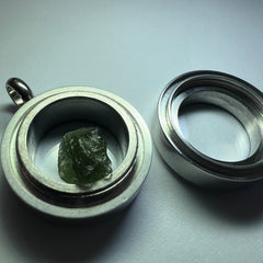 Glass/Stainless Steel Locket with 25mm