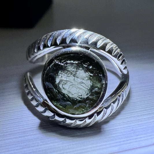 All-Seeing Eye Silver Ring - Open Size 7 (O)