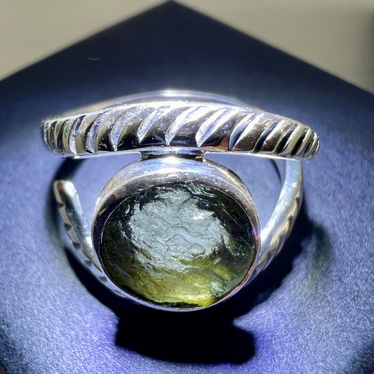 All-Seeing Eye Silver Ring - Open Size 7 (O)