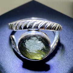 All-Seeing Eye Silver Ring - Open Size O (7)