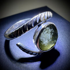 All-Seeing Eye Silver Ring - Open Size O (7)