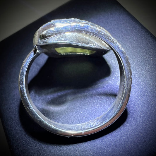 Spiral Silver Ring - Open Size 7 (O)