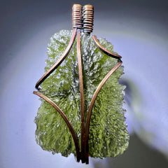 4.6g Moldavite & Copper Pendant