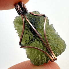 4.6g Moldavite & Copper Pendant