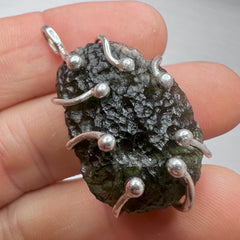 Moldavite/Silver Pendant 8.53g