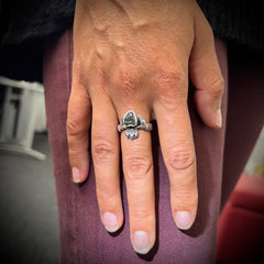 Claddagh Silver Ring (Size K, 5-1/4)