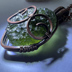4.75g Moldavite & Copper Pendant
