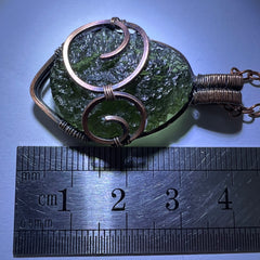 4.75g Moldavite & Copper Pendant