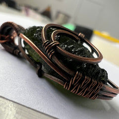 4.75g Moldavite & Copper Pendant