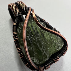 1.6g Moldavite & Copper Pendant