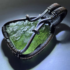 1.6g Moldavite & Copper Pendant