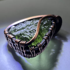 1.6g Moldavite & Copper Pendant