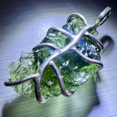 Moldavite & Silver Pendant 2.76g.