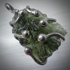 Moldavite & Silver Pendant 2.45g