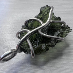 Moldavite & Silver Pendant 2.45g