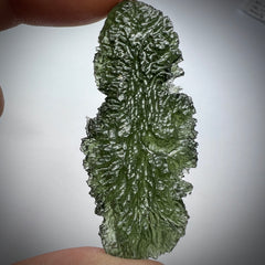 11.49g Investment Grade Moldavite - Nesmen Les.